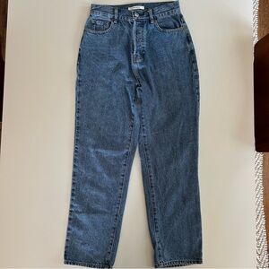 PacSun High Rise Straight Leg Jeans Size 25 Juniors High-Waisted